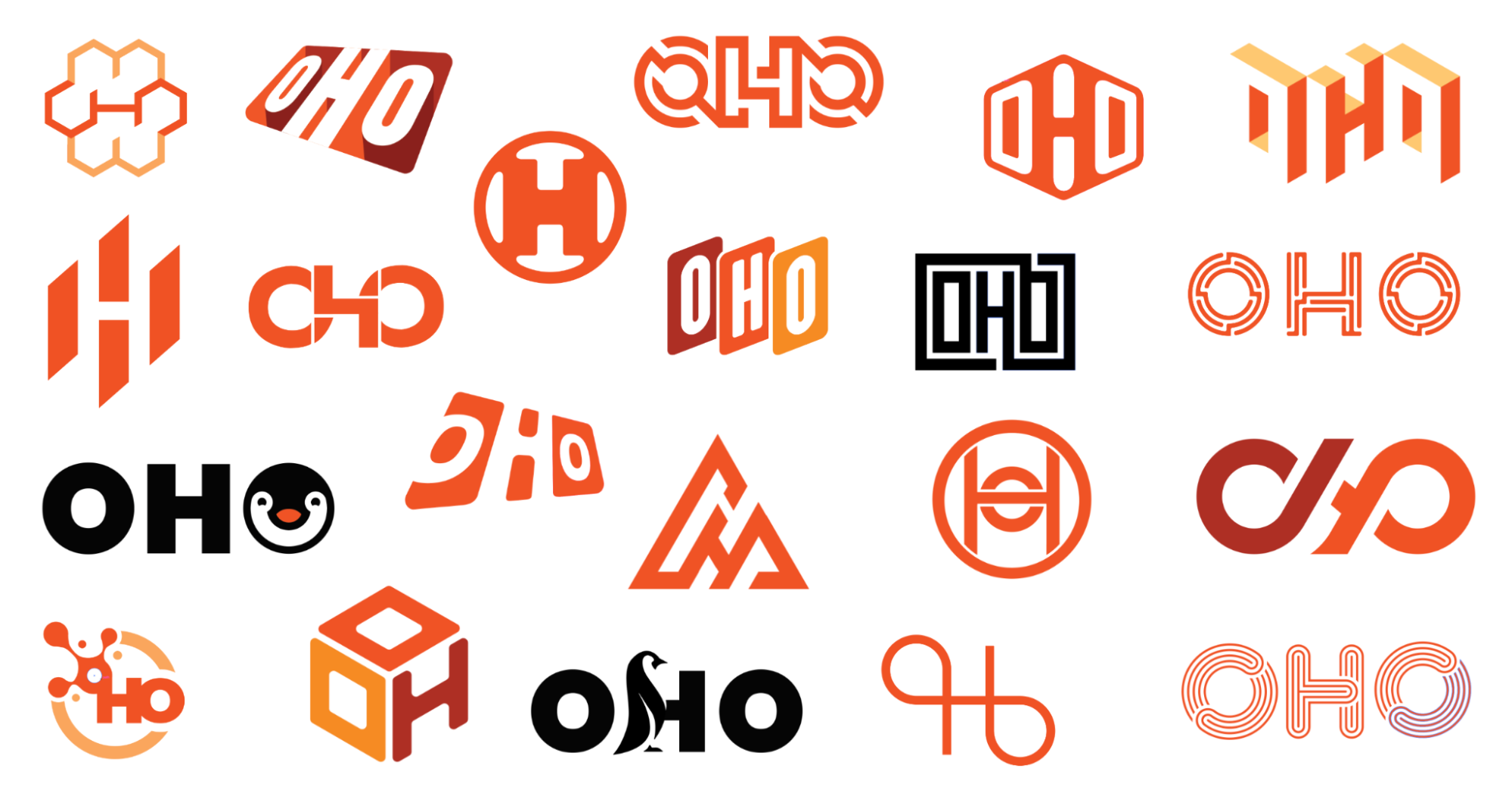 OHO Logo Design Concepts