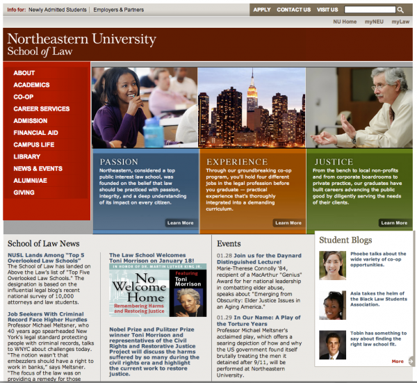 Northeastern School of Law Launches Integrated Marketing Campaign OHO