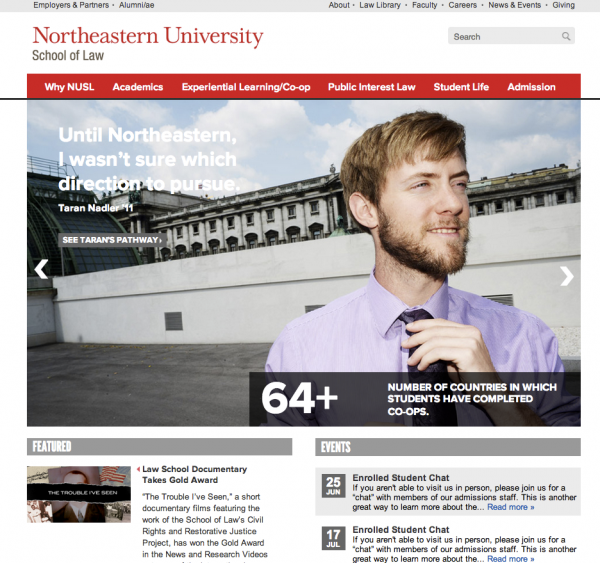 Northeastern School of Law Launches Integrated Marketing Campaign OHO