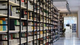 Shelves filled with well organized items