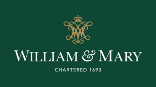 William & Mary's logo on a green background